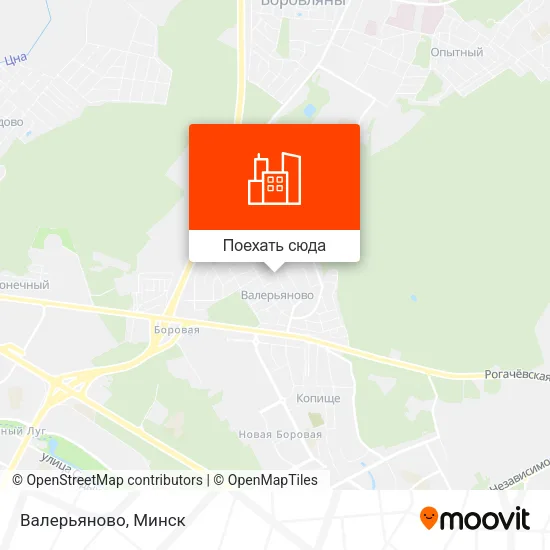 Карта Валерьяново