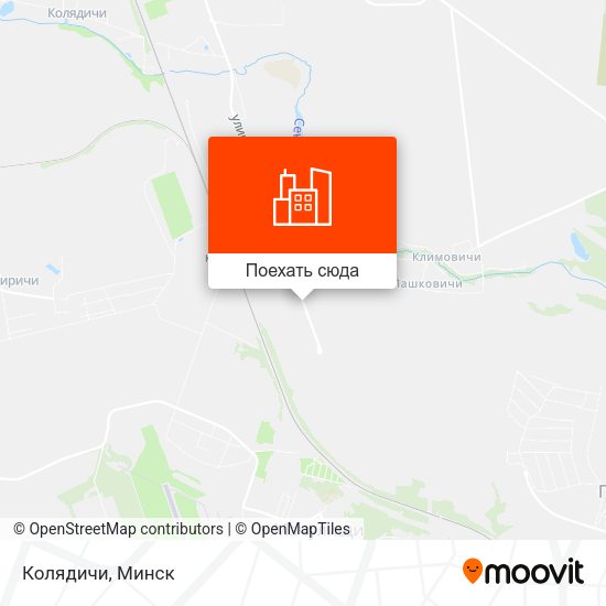 Карта Колядичи