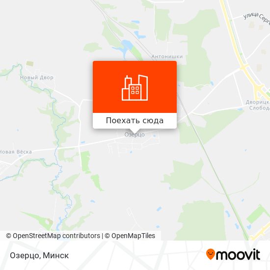 Карта Озерцо