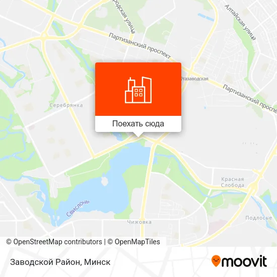 Карта Заводской Район
