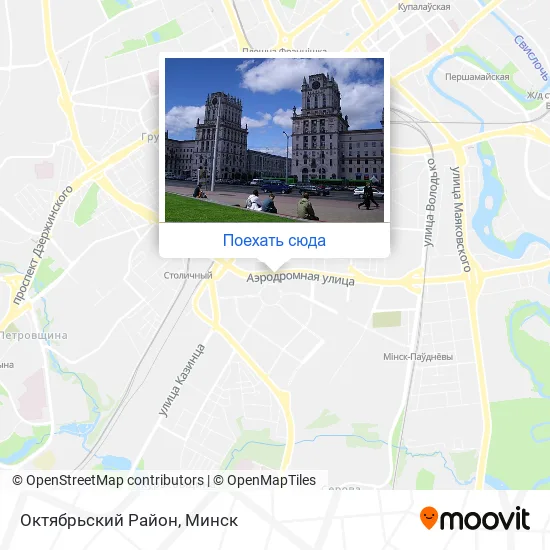 Карта Октябрьский Район