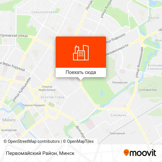 Карта Первомайский Район