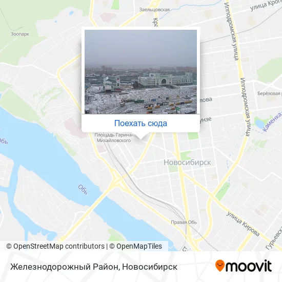 Карта Железнодорожный Район
