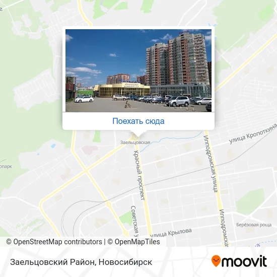 Карта Заельцовский Район