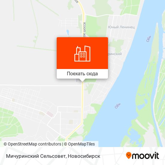 Карта Мичуринский Сельсовет