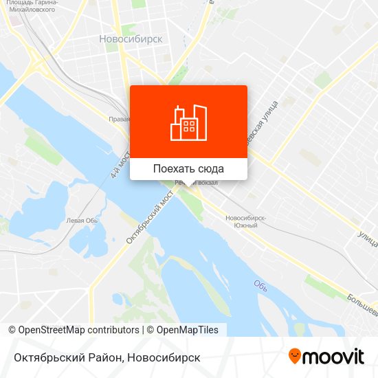 Карта Октябрьский Район