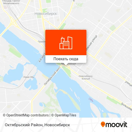 Карта Октябрьский Район