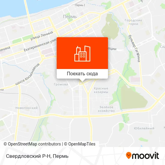 Карта Свердловский Р-Н