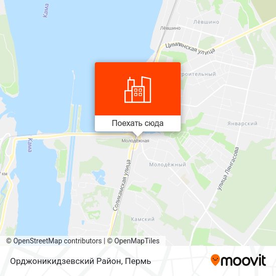Карта Орджоникидзевский Район