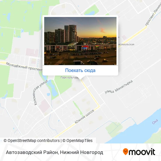 Карта Автозаводский Район