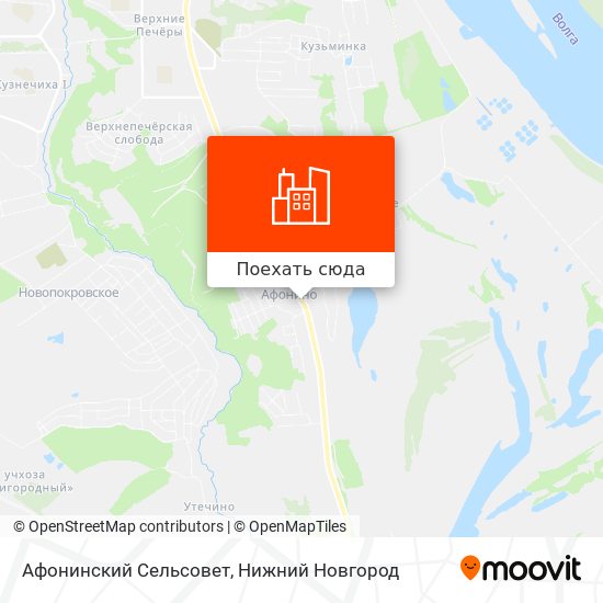 Карта Афонинский Сельсовет
