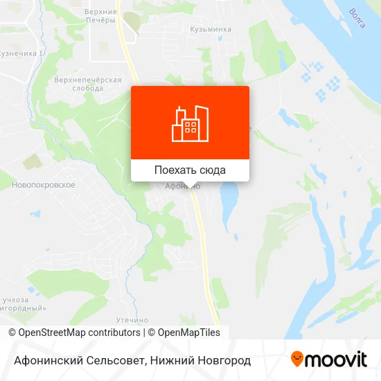 Карта Афонинский Сельсовет