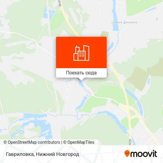 Карта Гавриловка