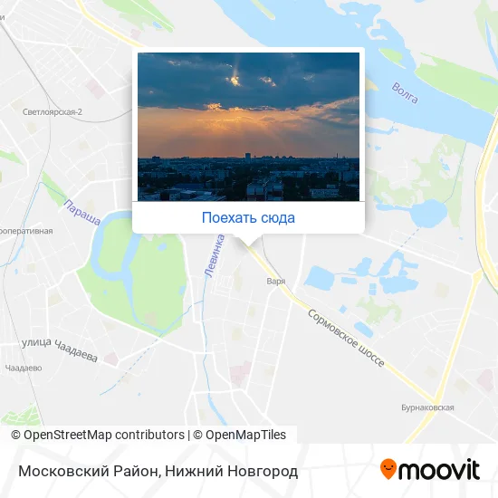 Карта Московский Район