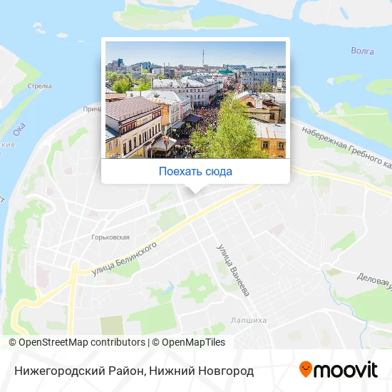 Карта Нижегородский Район