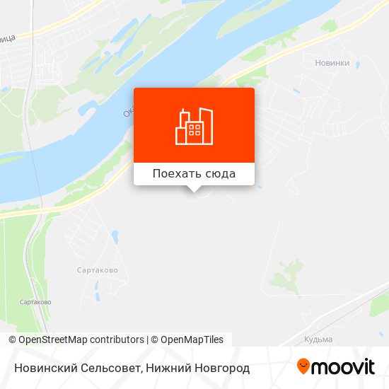 Карта Новинский Сельсовет