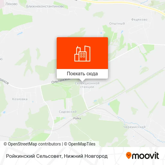 Карта Ройкинский Сельсовет