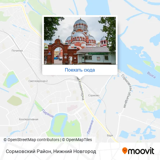 Карта Сормовский Район
