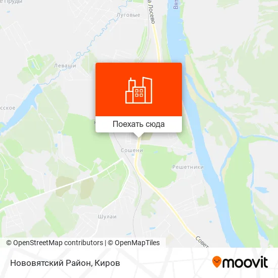 Карта Нововятский Район