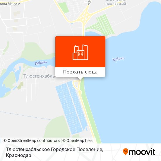 Карта Тлюстенхабльское Городское Поселение