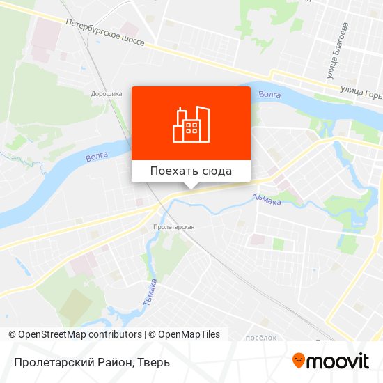 Карта Пролетарский Район