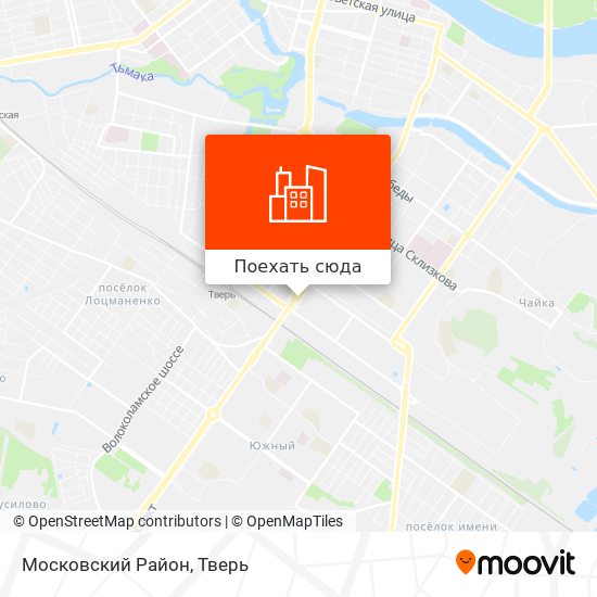 Карта Московский Район