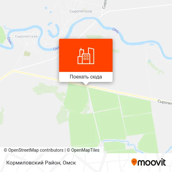 Карта Кормиловский Район