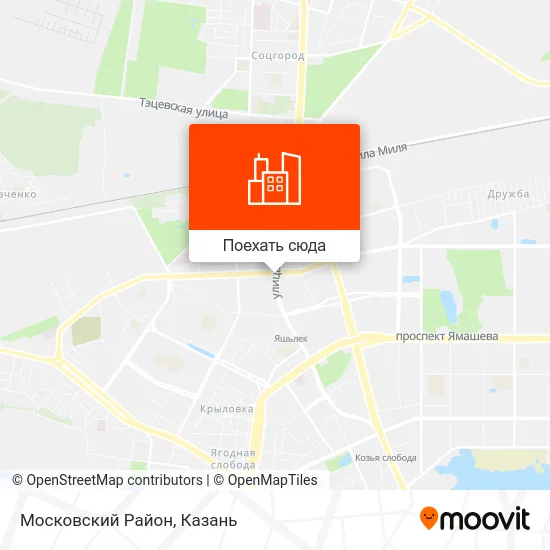 Карта Московский Район
