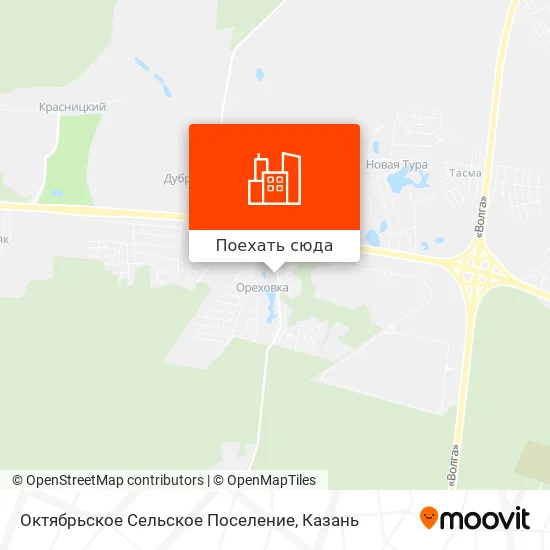 Карта Октябрьское Сельское Поселение