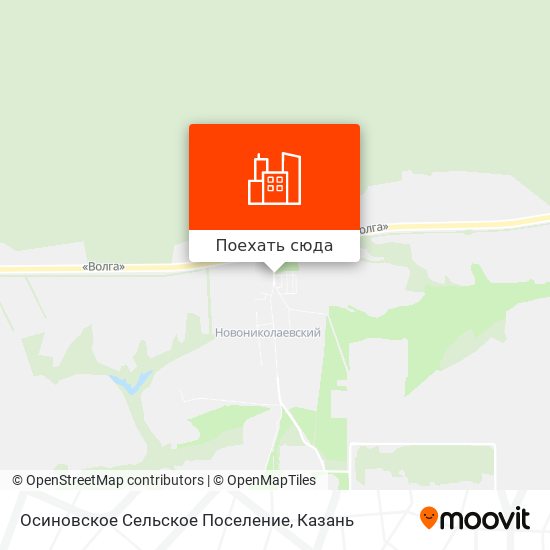 Карта Осиновское Сельское Поселение
