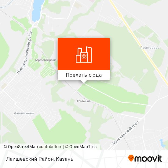 Карта Лаишевский Район