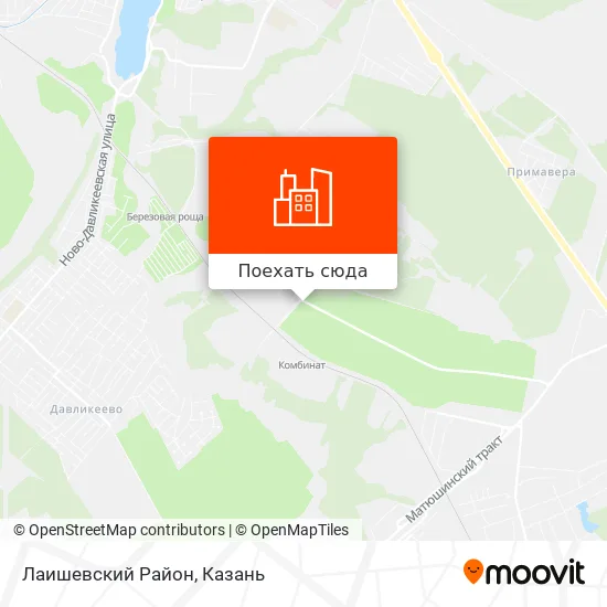Карта Лаишевский Район