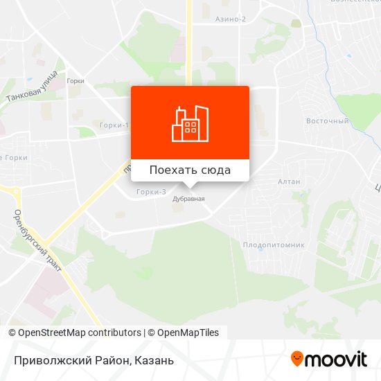 Карта Приволжский Район