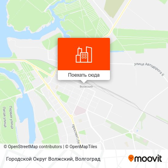 Карта Городской Округ Волжский