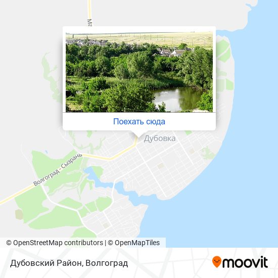 Карта Дубовский Район