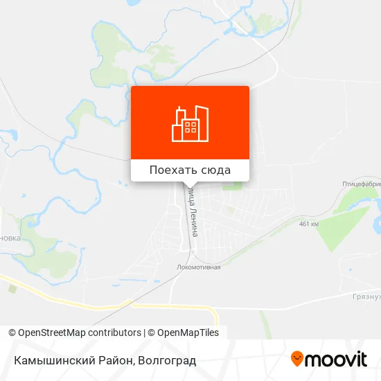 Карта Камышинский Район