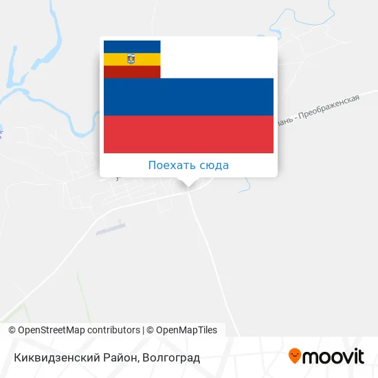 Карта Киквидзенский Район