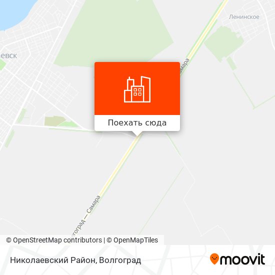Карта Николаевский Район