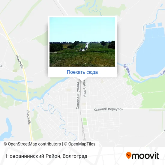 Карта Новоаннинский Район