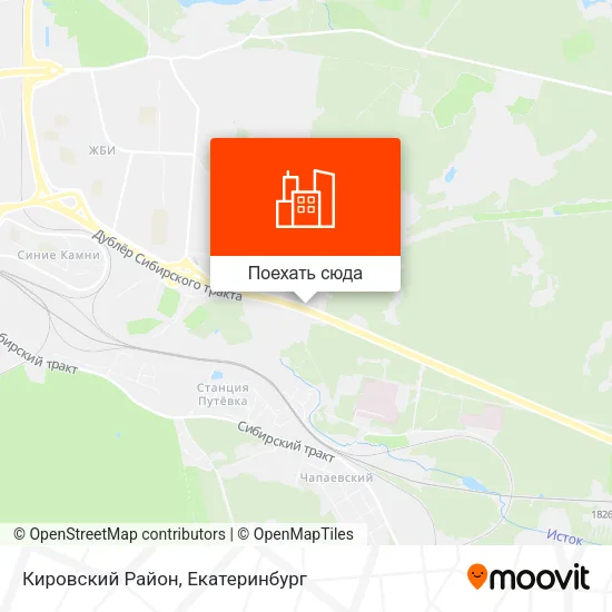 Карта Кировский Район