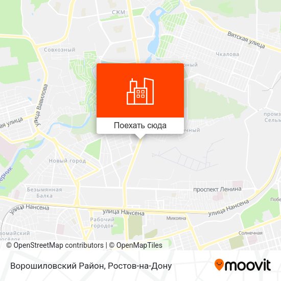 Карта Ворошиловский Район
