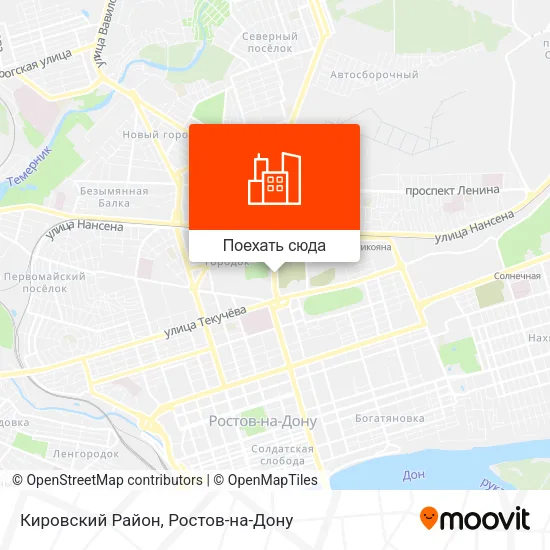Карта Кировский Район