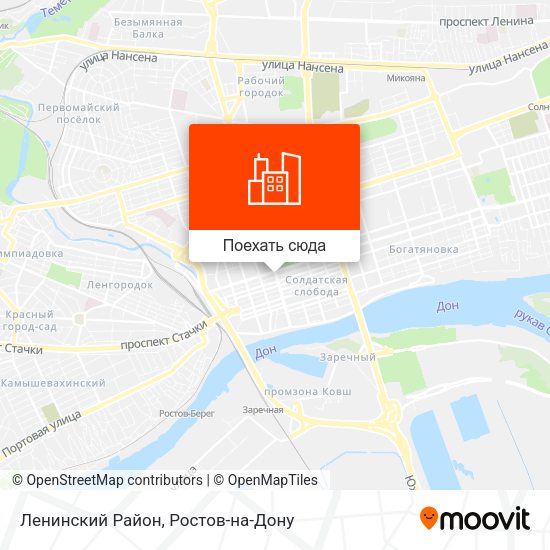 Карта Ленинский Район