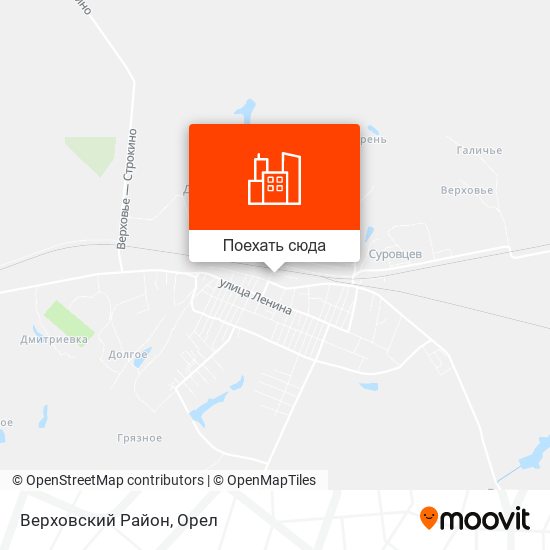 Карта Верховский Район