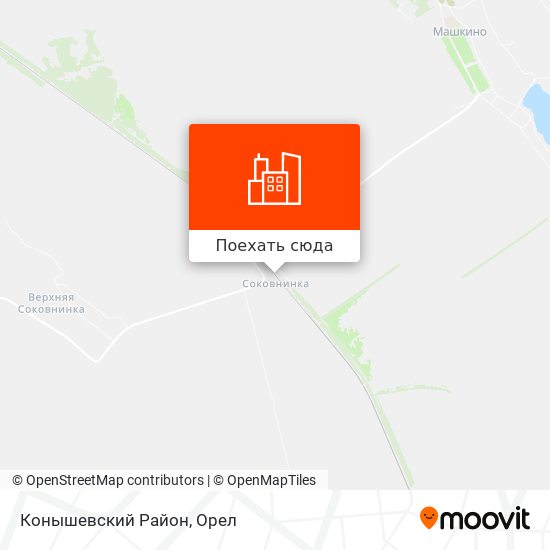 Карта Конышевский Район