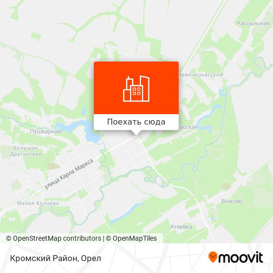 Карта Кромский Район