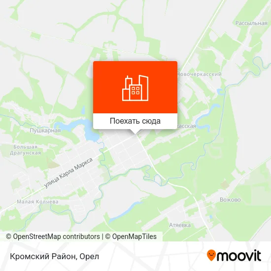 Карта Кромский Район