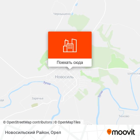 Карта Новосильский Район