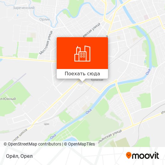 Карта Орёл