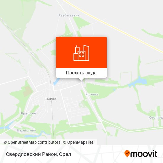 Карта Свердловский Район